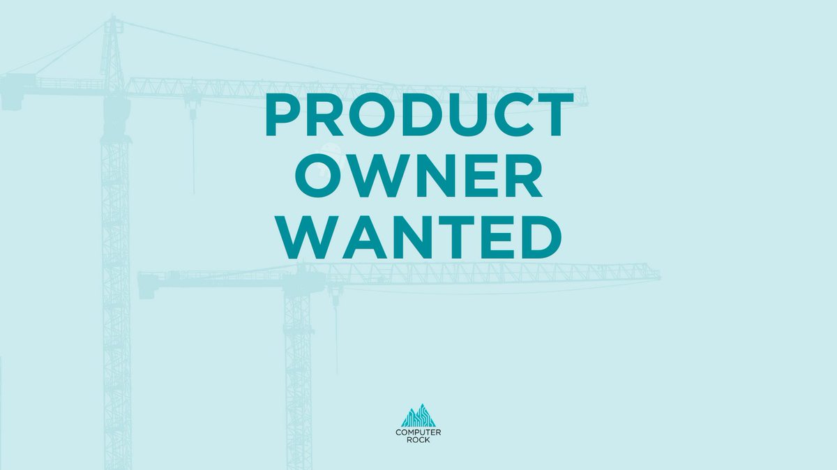computerrock's tweet photo. 🚨 JOB ALERT 🚨: Product Owner (Belgrade/Remote) 👩🏽‍💻🖥️👨🏽‍💻

We are looking for an experienced Product Owner who would like to become a part of our growing team.

Take a look at all details below. 👇🏻
https://t.co/53ln3Wwn5e

#lifeatcomputerrock #computerrock #productowner #hiring https://t.co/gMcQiQpGLF