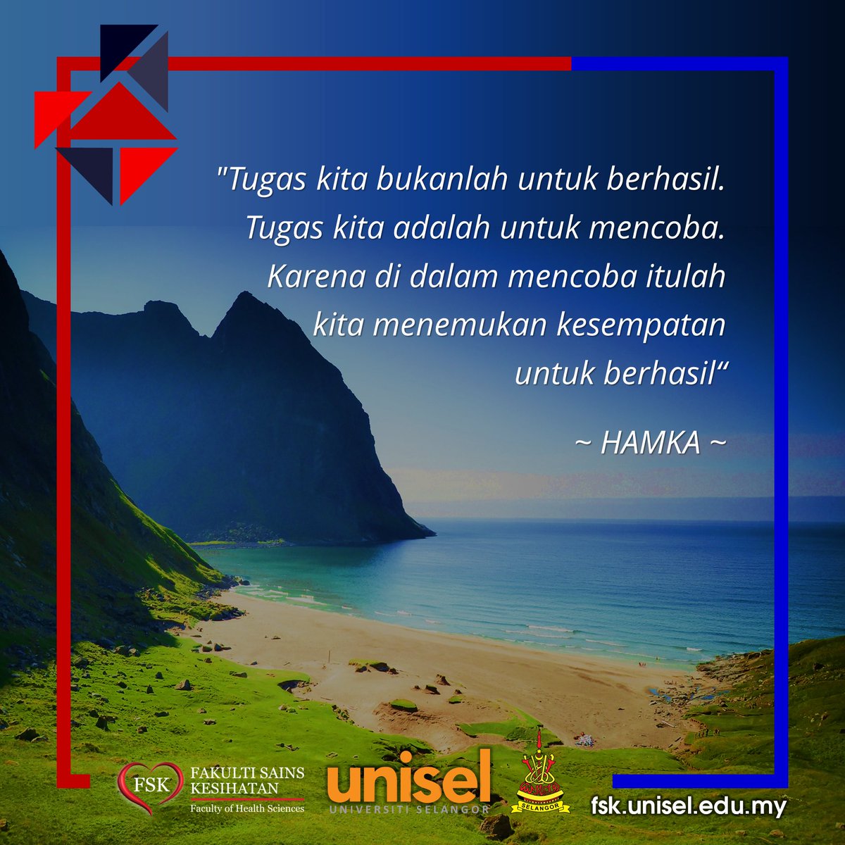 fskunisel's tweet photo. Motivasi Hari Ini
#fskunisel #SELFA #unisel
Layari https://t.co/y5NVfALsoO https://t.co/rSMf8xuGSG