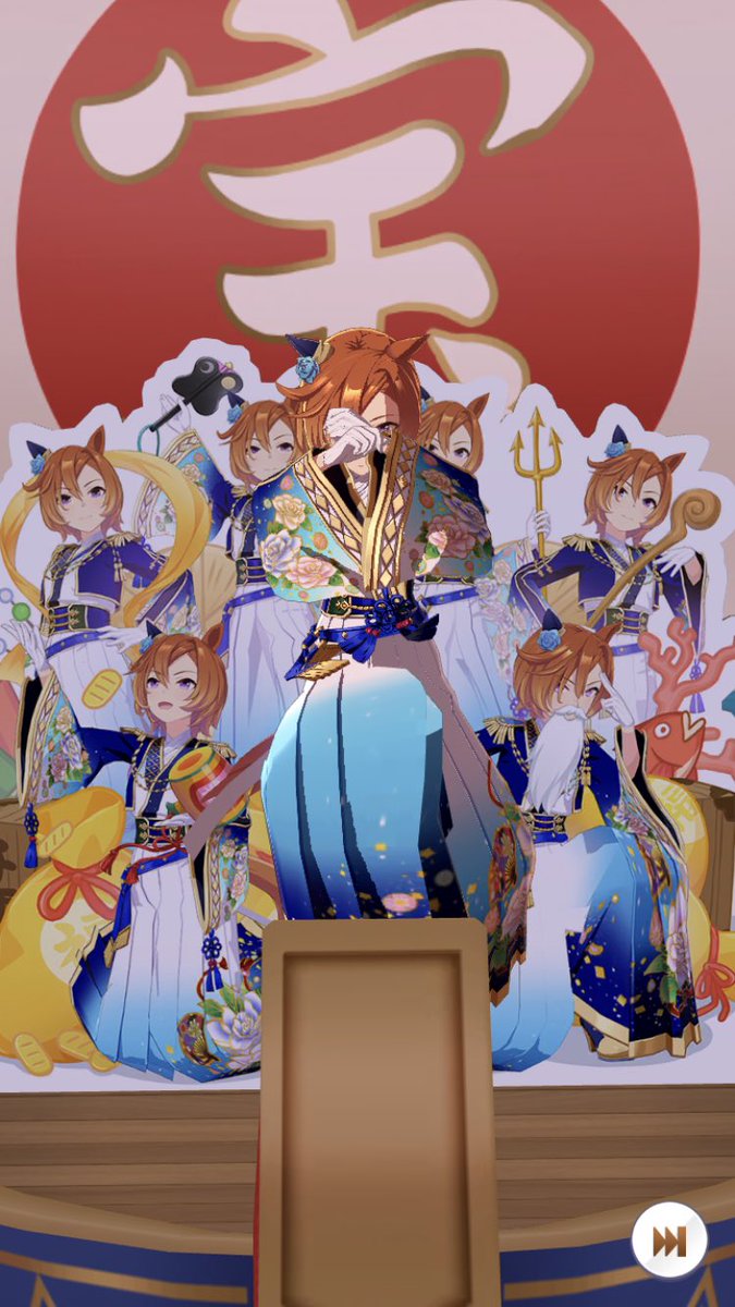 おはガチャしたら7人に増えたり、背景と化すブライアンが出た 