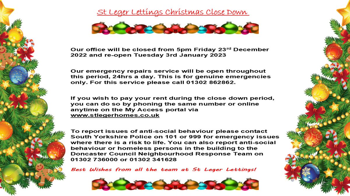 St Leger Lettings tweet media