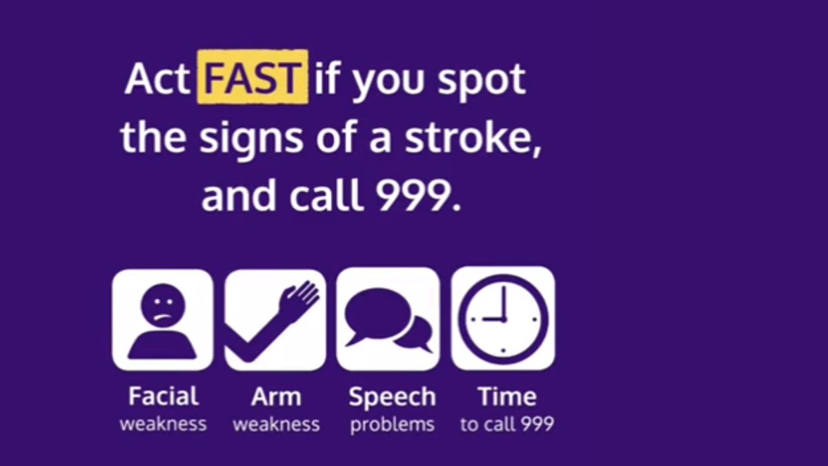 Even during the strikes - stroke requires an emergency response.  If you see the signs of stroke, you must continue to Act FAST and call 999.  It's the best way to get the right support. You should follow advice from the operator who are best placed to advise you.
