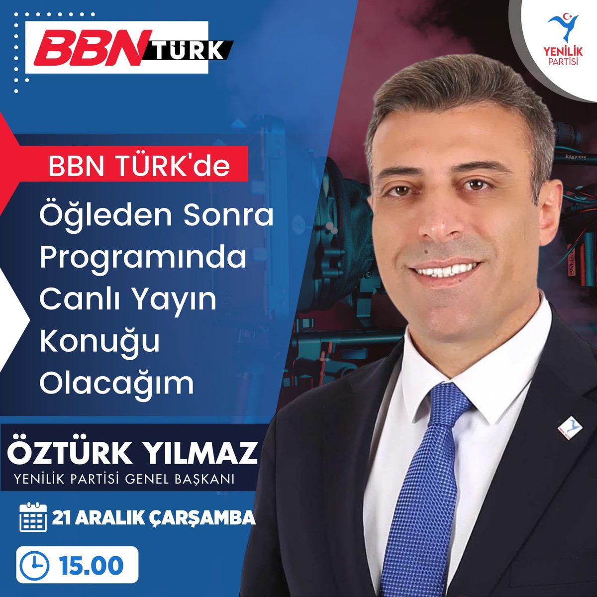 Bugün saat 15:00’te BBN TÜRK’teyiz.

🖥 bbnturk.com.tr/canli-yayin

@bbnturktv #asgari