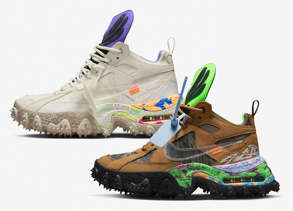 Cop_Supply's tweet photo. Off-White x Nike Air Terra Forma
🏷️ Purple - DQ1615-100
🏷️ Green - DQ1615-700
💵 $210
🗓️ 12/21/22
👀 More pics, promo codes and overview
🔗 https://t.co/VvRtnuRijJ
#nike #terraforma #offwhite #nikeoffwhite https://t.co/22GbFpNSmE