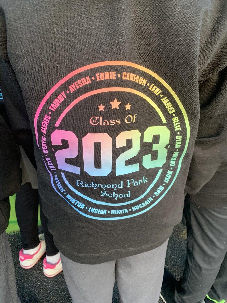 Our Year 6 pupils are so proud of their leaver hoodie designs. The children chose the designs themselves and wanted to keep the rainbow theme as an ongoing sign of appreciation for the amazing staff in our NHS. 🙏🏻🌈 #CaradogRPS #ACLRPS