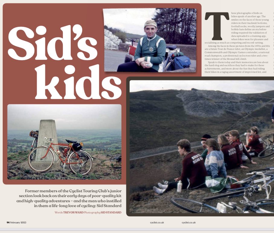 Cycletouring1's tweet photo. Thanks to @willwrite4cake for a wonderful feature on these pictures in the latest edition of @cyclist magazine out today in the print edition featuring @onepoetsvision, @PaulWain13, @SimonBurney and many more. #itsallrideable https://t.co/oJ9RHd7WgA