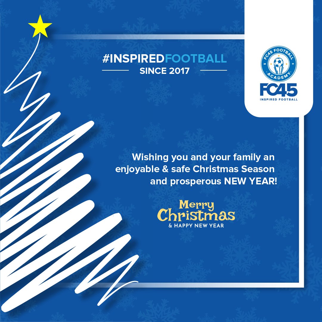 fc45academy's tweet photo. We will never thank you enough for your involvement  with FC45 Academy this year. 

We wish you an enjoyable and safe Christmas Season and a prosperous 2023 ahead. 

#inspiredfootball #wearefc45academy https://t.co/Z9wPky8Jk5