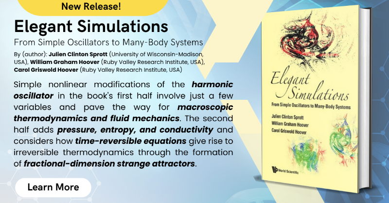 worldscientific's tweet photo. This book should be of interest to students and researchers interested in nonlinear and chaotic dynamical systems as applied to basic physical systems and processes.
20% off with Promo Code: NLS23
#DynamicalSystem #Oscillators