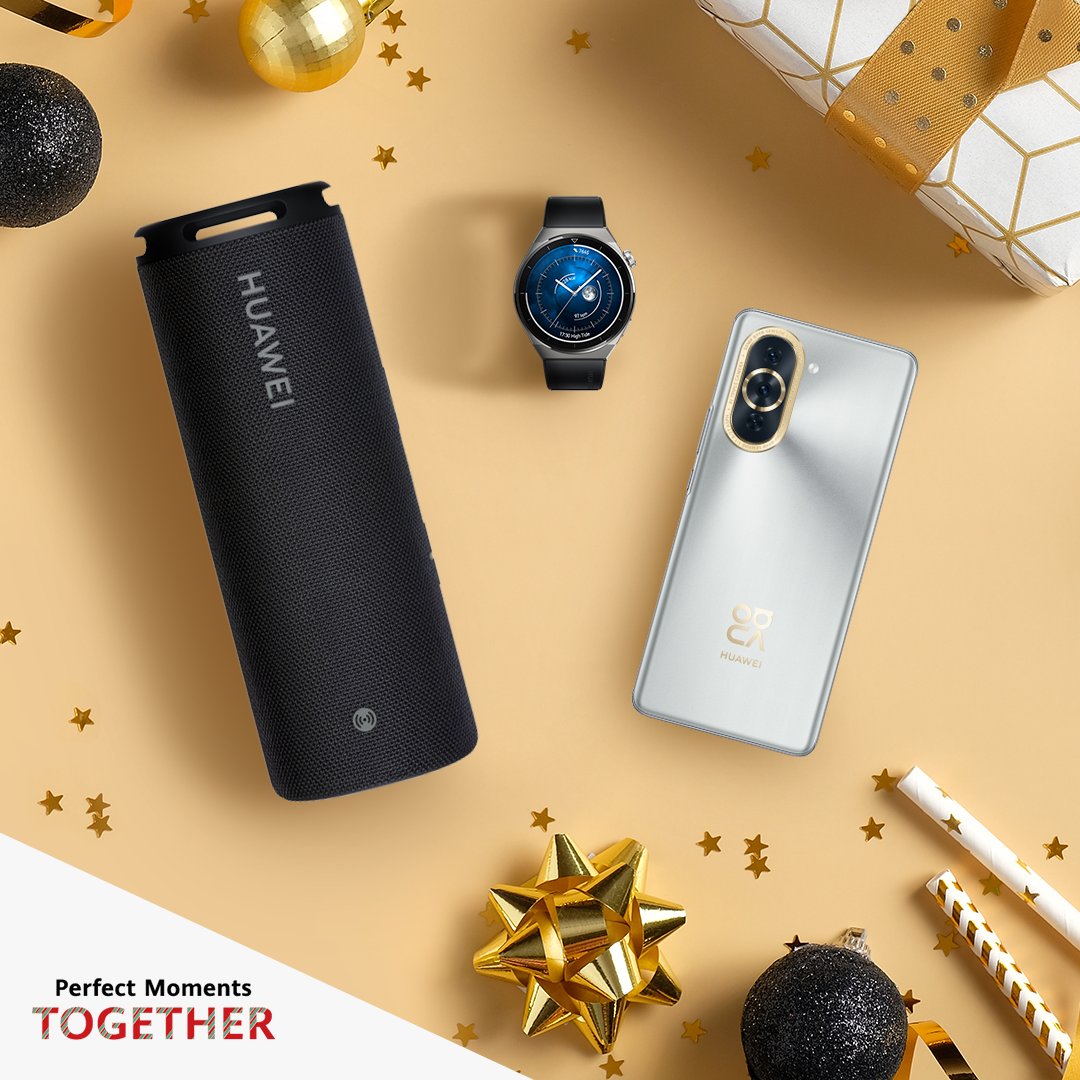 HuaweiZA's tweet photo. Unlocking style this festive season with these gifts for your loved ones.
Connect your #HUAWEInova10Series with the #HUAWEISoundJoy to unleash your playlist or with the #HUAWEIWatchGT3Pro to monitor your heart rate and SpO2 during your workout.
Shop now 👉 https://t.co/zCHtSXGYNd https://t.co/pBseAMNyTL