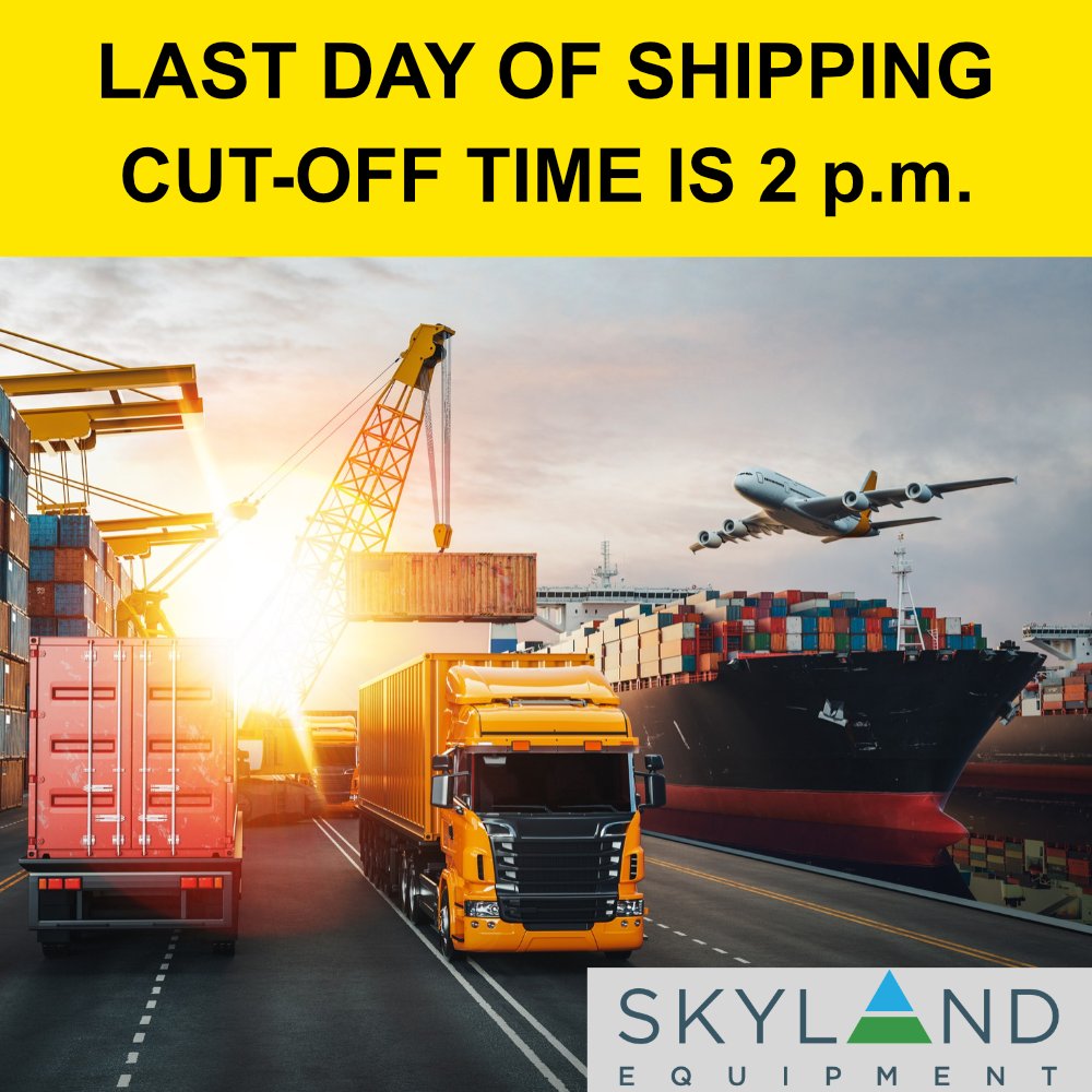 Today is the last day of shipping before we close down for Xmas, the cut-off time is 2 p.m. every order will be dispatched on a 24 hour delivery but please note we cannot guarantee Xmas delivery.