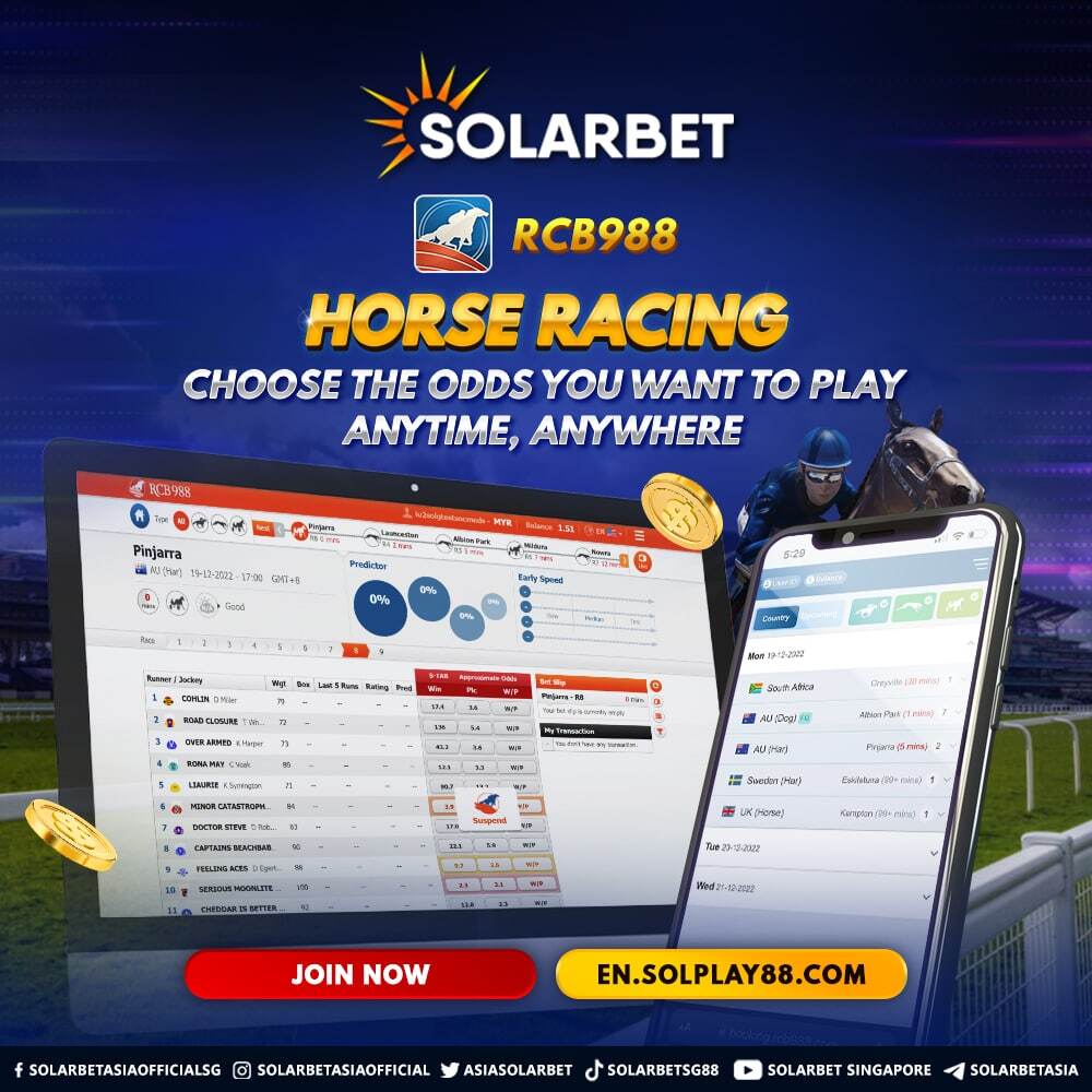 SGGIRLS88's tweet photo. RCB988 is the best horse racing betting partner of #SOLARBET for Singapore Players
Play here and claim free $25 Sign Up Bonus: https://t.co/dnMEyyHoFB

#solarbet #horseracing #rcb988 #horserace #horseracebetting https://t.co/sVM0uYnh04