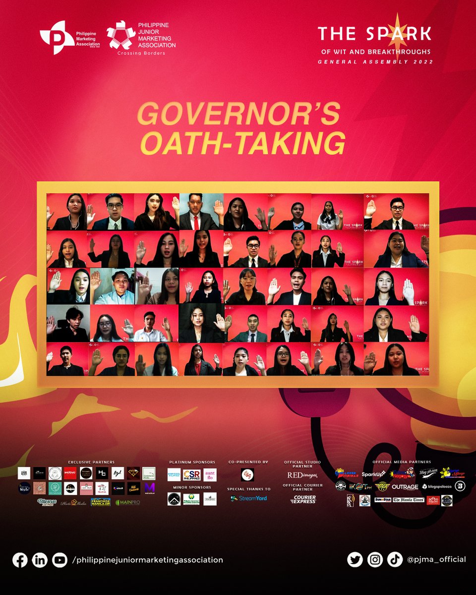 pjma_official's tweet photo. Igniting remarkable leadership.✨
Grander breakthroughs to look foward and ingenious legacy awaits as young marketing leaders fuel the fire of dreams through action.
#AspireToAchieve
#GeneralAssembly2022
#PJMA36 https://t.co/OMcPcS7ACn
