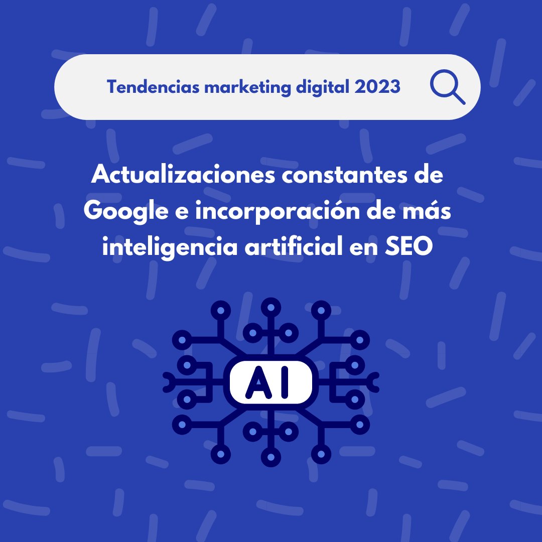 aticodelasideas's tweet photo. ¿Cuáles serán las tendencias de marketing digital para el 2023? 🤔

📱 TikTok se consolida 
🧑 El metaverso continua muy presente 
🖥️ Actualizaciones constantes en Google 

#MarketingDigital #MarketingZaragoza #MarketingOnlineZaragoza #DiseñoWeb #RRSS #RedesSociales #SEO #SEM https://t.co/tA2XyaF0rV