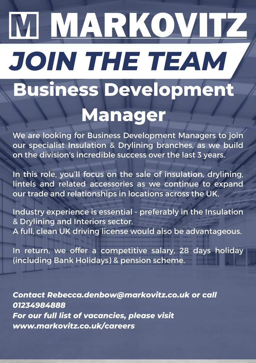 Our Bedford branch is hiring! For more information, please visit indeedhi.re/3jdYjl1