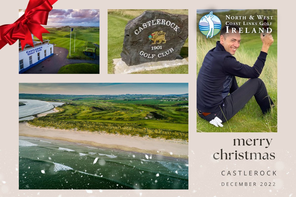 Counting down to Christmas at @CastlerockGC. 👍👍👍 Have a great one!! ⛳ northandwestcoastlinks.com 💚 #Linksgolf #golfvacation #golfireland