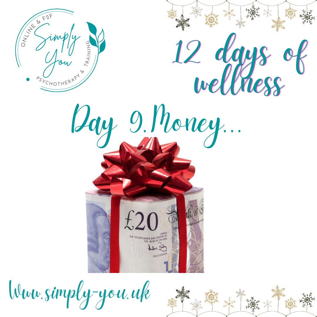 Simplyyou20's tweet photo. Day 12 - Mental Health &amp; Money #12daysofwellness 
Worries about money can make us feel anxious, have poor sleep, and may lead to us feeling more unwell in our mind and body, find out more:
https://t.co/qY6puPF7KZ

https://t.co/V4Mvk1BSF6 https://t.co/dbk5OBNlsE