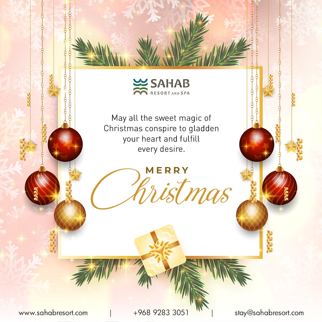 SahabResort's tweet photo. Merry Christmas from Sahab Resort and Spa to you and your family. 

#SahabResort #MerryChristmas #ChristmasWishes #Celebrations #Blessed #Christmasvibes #christmastradition #christmasmagic #christmaslove #holidays https://t.co/VHSvroO9E0