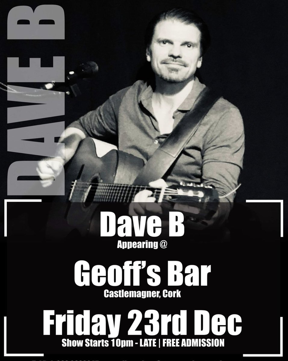 BarGeoffs's tweet photo. Join us Friday for Live Music, Xmas raffle and Spot Prizes. Open at the earlier time of 3pm.
Revised opening times Christmas Eve Saturday : 3pm-10pm
#Christmas @BarGeoffs https://t.co/YVBZWUo8Yy