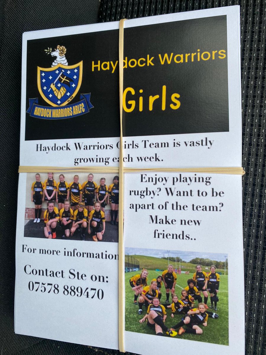 New Year looking for something fun and exciting. Get involved in Girl's rugby league. Haydock Warriors Girls are welcoming new teammates for u11s, u12s u13s for the 2023 season