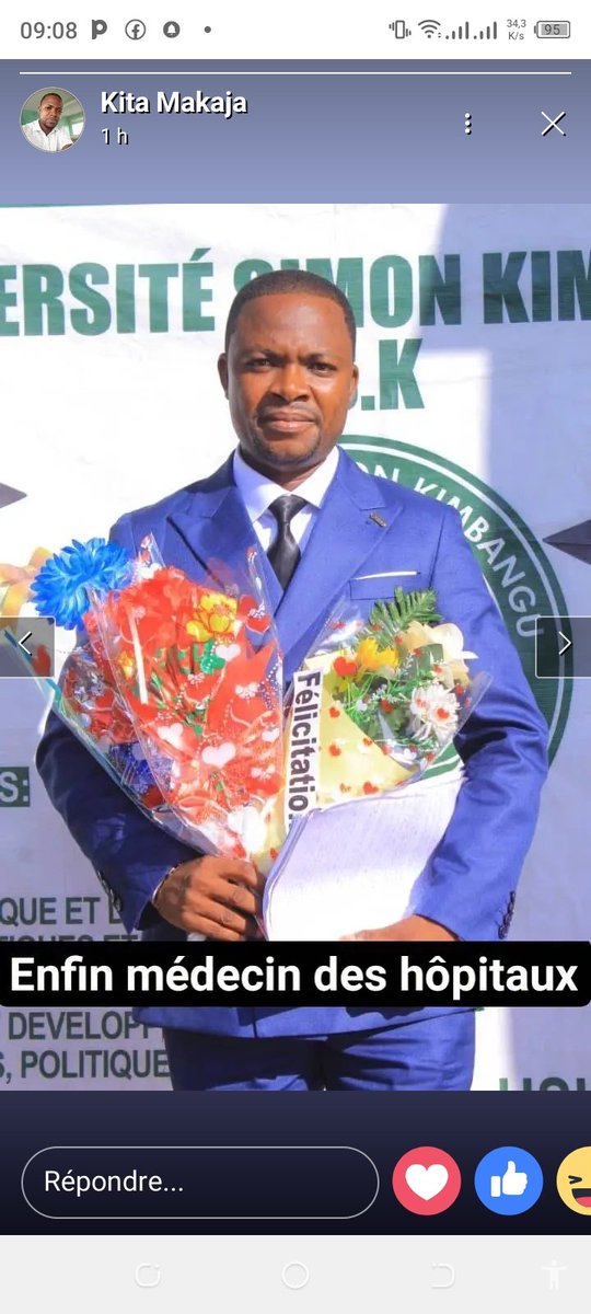 Sincères félicitations cher frère, désormais médecin des hôpitaux.