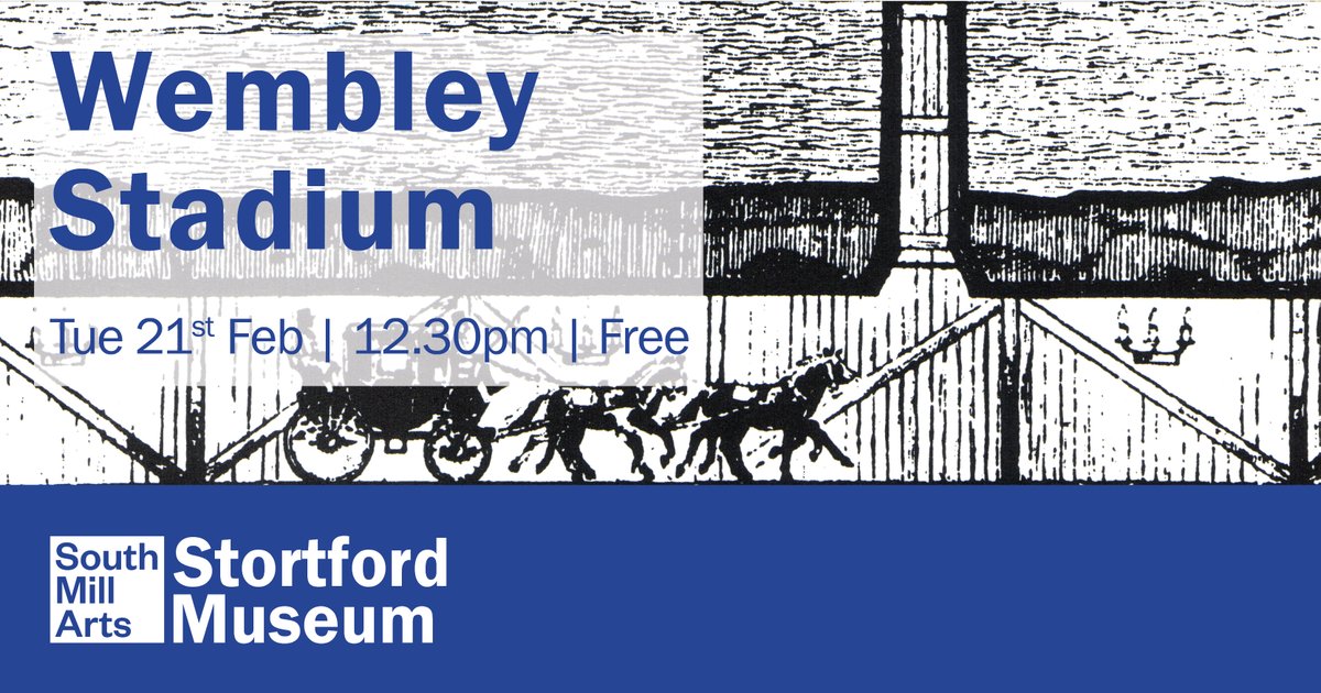 Lunchtime Lecture | Tue 21st Feb | 12.30pm | Free

In 1923 the Empire Stadium opened in London...It went on to become world famous- as Wembley Stadium.

Click here 👉👉 bit.ly/3Wz3R7X to book your tickets!
