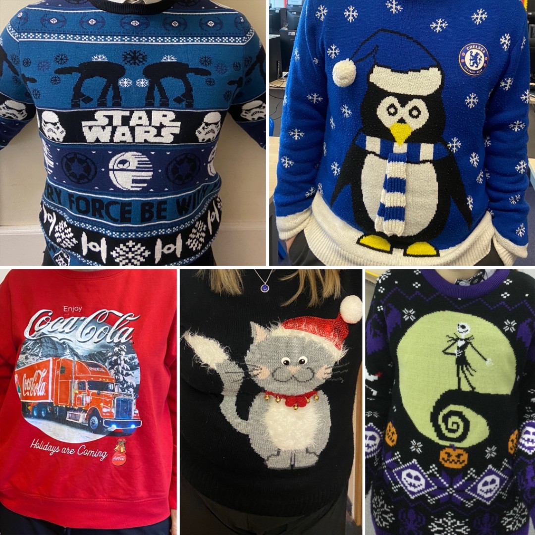 Mayflower High on Twitter: "After a successful Christmas Jumper Day, where students and staff 