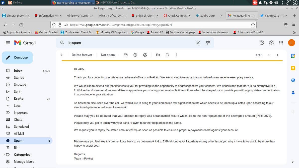 Lalitsi5's tweet photo. Please check reply received from merchant and refund the money check attachment https://t.co/ew7E6PXQtS