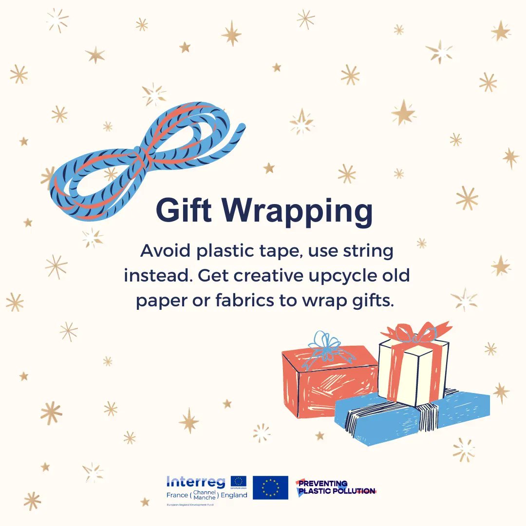 🎇 Simple tips to make your gift wraps more planet friendly and #plasticfree #PreventingPlasticPollution #XMAS2022 🎄
