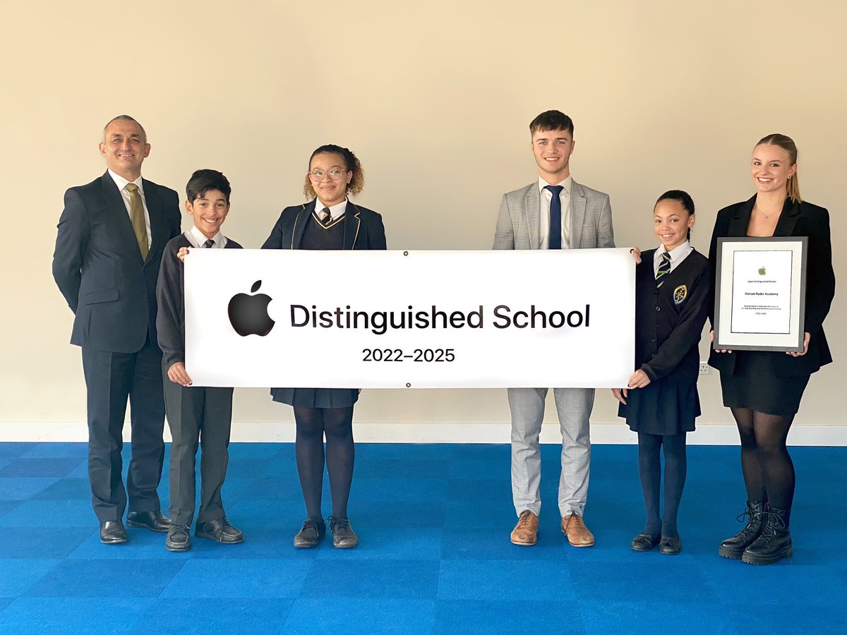 We are proud to announce that we have been re-accredited as an Apple Distinguished School for our innovate use of digital technology to support learning and educate students for a changing world. #Apple #AppleDistinguishedSchool <a href="/SRA_StAlbans/">Samuel Ryder Academy</a> <a href="/TandLSRA/">T&L SRA (@TandLSRA)</a> <a href="/ScholarsEdTrust/">Scholars' Education Trust</a>