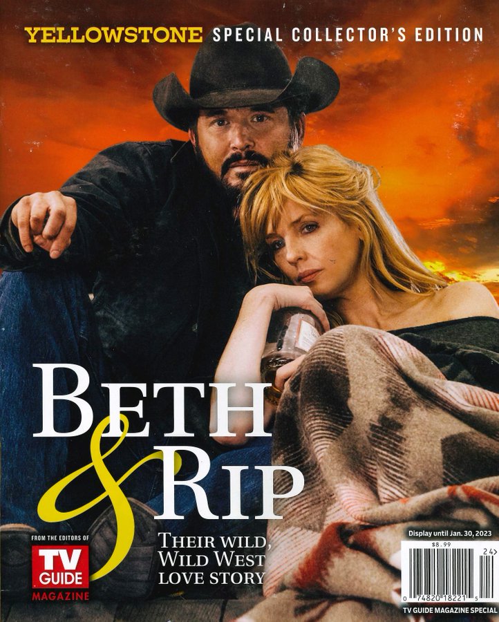 TivaFanFics's tweet image. Any way to get a copy of the #BethAndRip  magazine  special to UK, for a reasonable price? $11 plus $20 postage seems a tad OTT! #YellowstoneTV    @ywllowstone @paramountnet @ParamountPlusUK