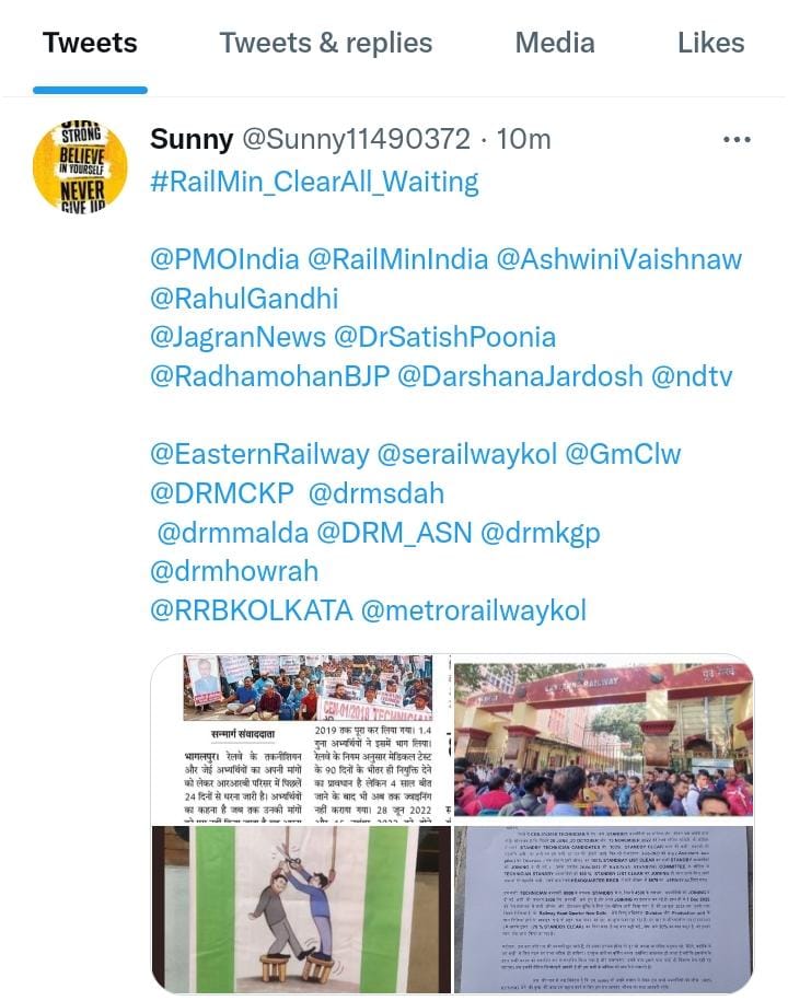 Shankar79490283's tweet photo. #RailMin_ClearAll_Waiting https://t.co/47FHeLXSzk