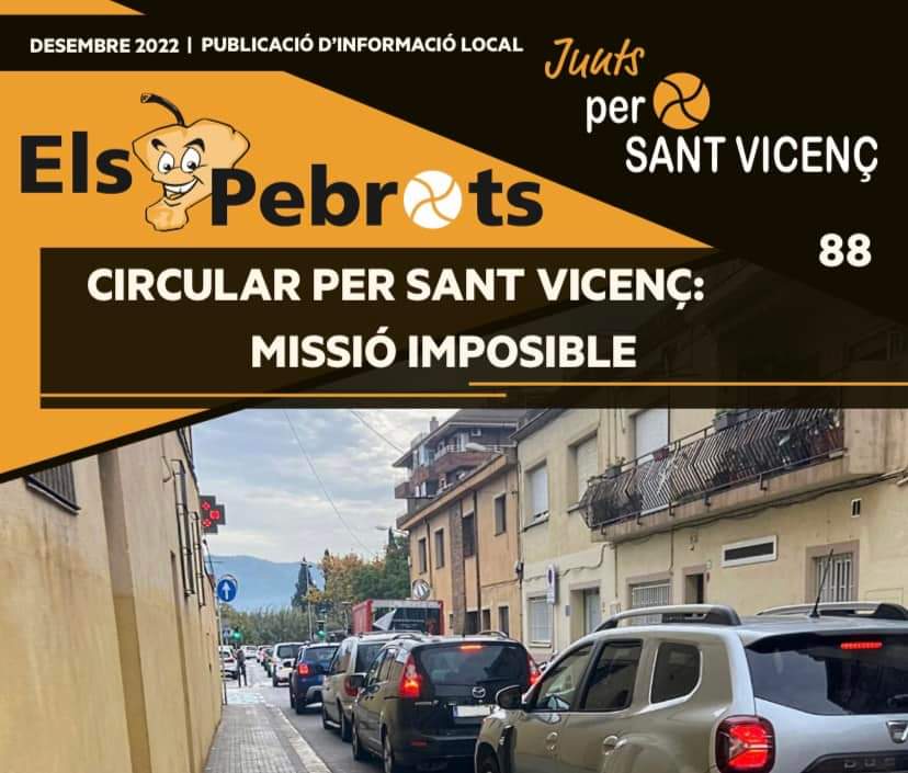 FemSVH's tweet photo. Ja és al carrer la nova edició de la nostra revista Els Pebrots🌶🍅

Tractem els problemes de mobilitat causats per les obres i els talls de circulació.

Si encara no t'ha arribat a casa, la pots llegir en línia a 📲  https://t.co/BVMNJg9dw2

#REimpulsemSVH #SantVicençdelsHorts https://t.co/MdRAcEKdGA