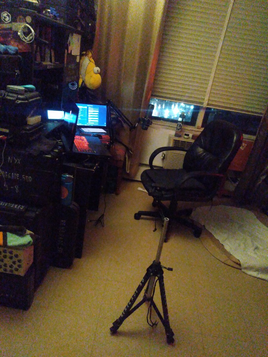 ShillitNYC's tweet photo. This is what #Hexicans do in the bear market. We put in the work. Home Brokie Live Stream Studio Setup โ๏ธ. Waiting for two more weeksโ๏ธ. @RichardHeartWin #HexFest will be legendary. https://t.co/vyE1DMoPbk