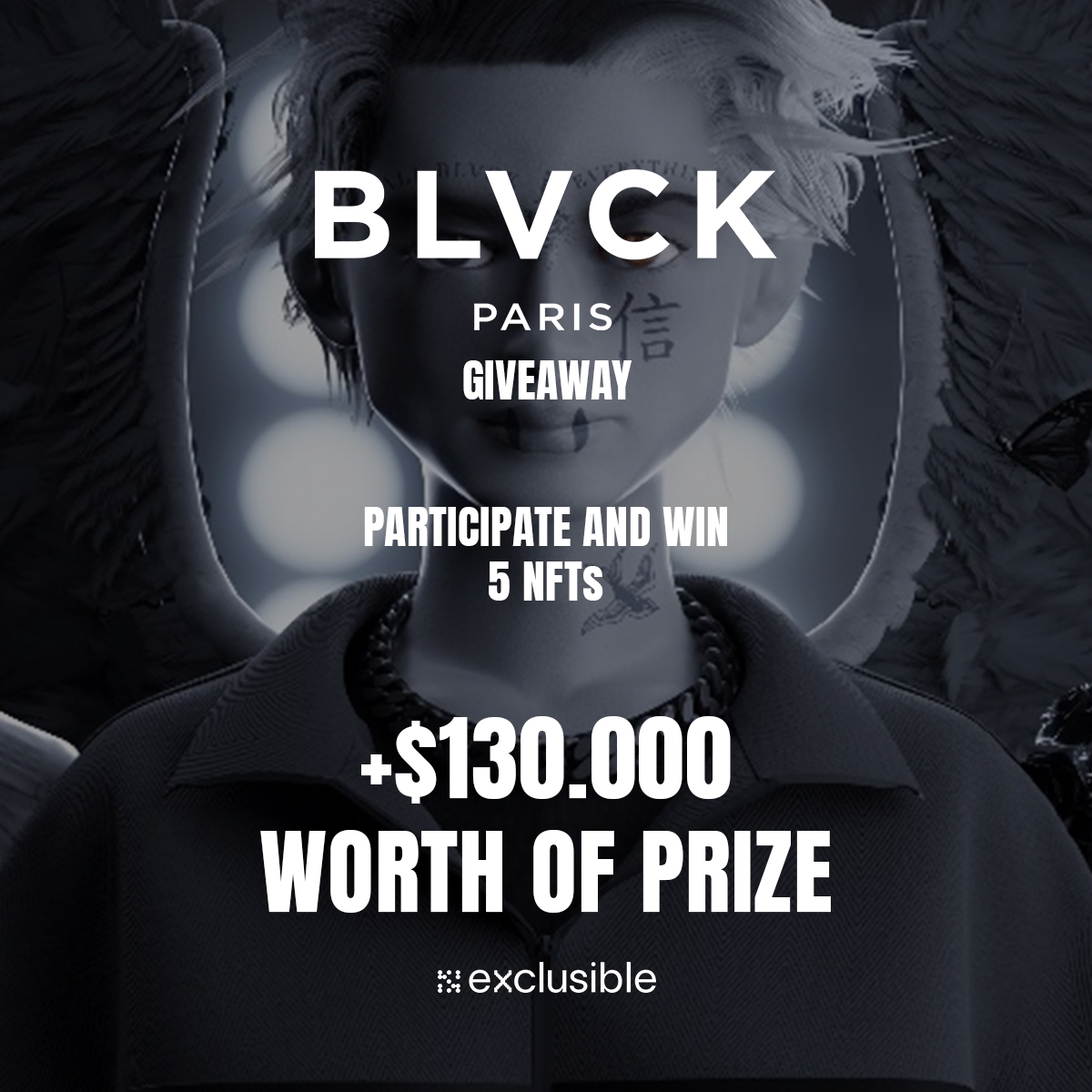 Blvck Paris (@blvckparis) on Twitter photo We are taking part in the #nobearfornewyear giveaway organised by <a href="/exclusible/">Exclusible</a> with 20+ other great projects incl. <a href="/TheSandboxGame/">The Sandbox</a> <a href="/nft_paris/">NFT Paris</a> <a href="/sneakerheadsoff/">SneakerHeads</a> <a href="/Streetlab_io/">Streetlab.io</a>! Participate below to win 5 Blvck Genesis NFTs along with $130k worth of prize!π
gleam.io/zcrZ7/no-bear-β¦ We are taking part in the #nobearfornewyear giveaway organised by <a href="/exclusible/">Exclusible</a> with 20+ other great projects incl. <a href="/TheSandboxGame/">The Sandbox</a> <a href="/nft_paris/">NFT Paris</a> <a href="/sneakerheadsoff/">SneakerHeads</a> <a href="/Streetlab_io/">Streetlab.io</a>! Participate below to win 5 Blvck Genesis NFTs along with $130k worth of prize!π
gleam.io/zcrZ7/no-bear-β¦