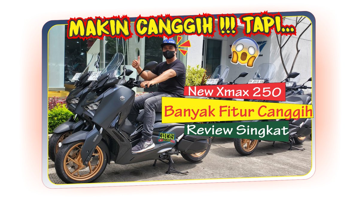 KeneketoDaily's tweet photo. MAKIN CANGGIH ❗ NEW XMAX 250 CONNECTED REVIEW SINGKAT | 3835info https://t.co/LEgN0YLQU4 lewat @YouTube @YouTubeCreators @KakakMade Pak @pandebaik harus upgrade nih di #Argentina sudah ada kah? https://t.co/1zLKQQprPx