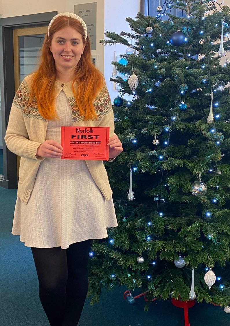 afgroupuk's tweet photo. Congratulations to Frances Roberson our Livestock Inputs Coordinator @TheAFgroup on winning Senior Member of the year with @NorfolkYFC .
Good luck at the regional finals representing the Eastern area in the new year
#AFteam #livestockinputs #AFgroup https://t.co/1mn9tIXxfP