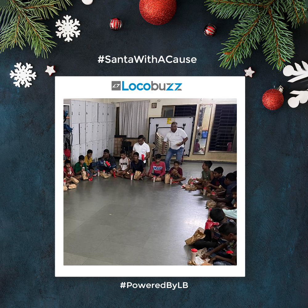 LocoBuzzIndia's tweet photo. #SantaWithACause
The Locobuzz team spread joy and hope to children of Sneha Sadan orphanage, in the spirit of this holiday season, bringing gifts, clothes, food, and a commitment to education.
#PoweredByLocobuzz #LifeAtLB #HolidayGiving #ChristmasCheer #Christmas #NewYear https://t.co/cBWakuu5Kg