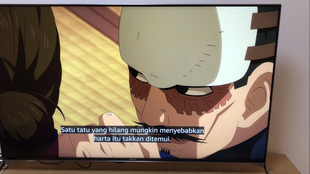 maatin_well's tweet photo. 待って…Amazon primeでゴールデンカムイ見てたら突然字幕がインドネシア語になったんだけどなんで🤣🤣
しかもインドネシア語ってのがご縁を感じる😂 https://t.co/zQ2bgJeVuE