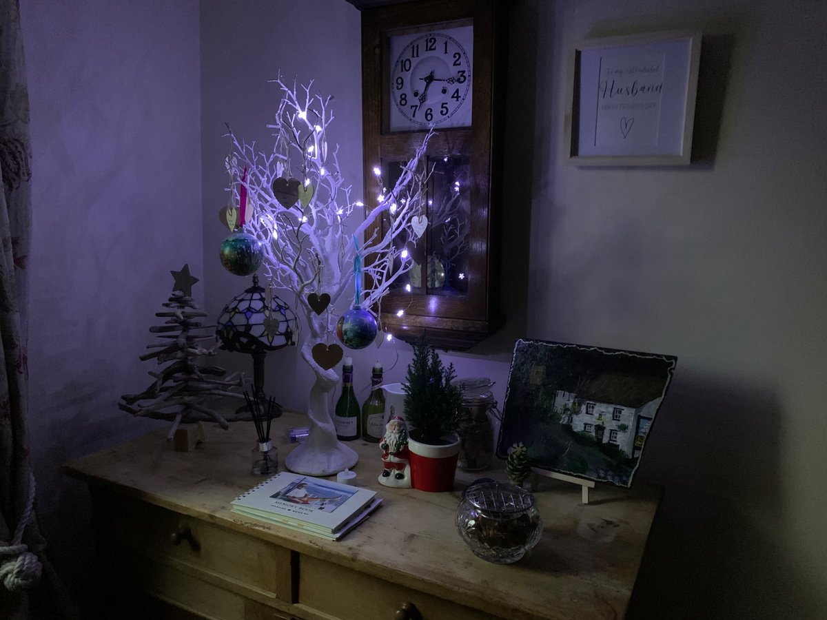 CherylRudge2's tweet photo. Thank you Kate , the baubles are amazing @CliffsideKatie great memory of Tony , his fav place #crantock #memorytable https://t.co/K9LEHfngm7