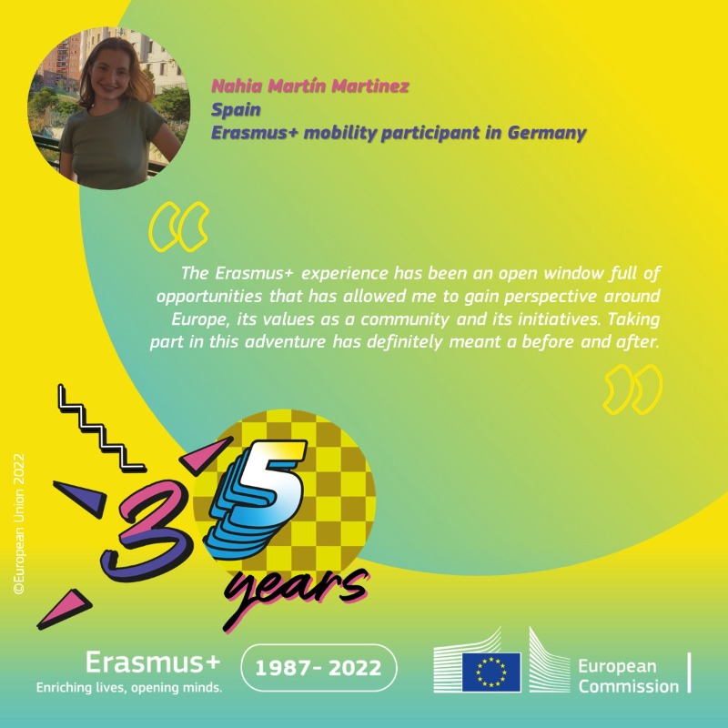 EUErasmusPlus's tweet photo. #ErasmusPlus aims to be a great learning experience for everyone✔️

Read the success stories of Bojana, Maja, Nahia and @nikolinadjuric and check how learning experiences can benefit #youth⬇️

#ErasmusPlus35Years