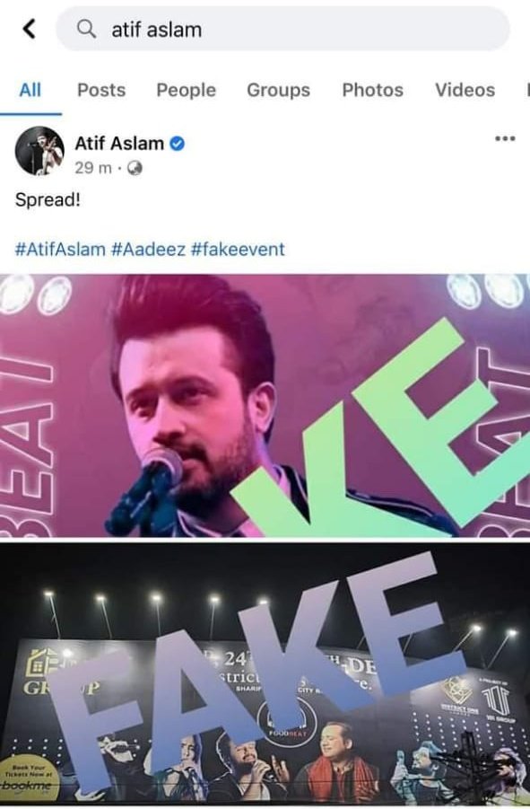 Alihere009's tweet photo. Aap naee aa rahe tou event hee fake. Wahh adee bhai #FoodbeatIsNOTFAKE
#foodbeat #bmlgroup #districtone #101group #lahorefoodposting
#notfake #FoodbeatIsNOTFAKE https://t.co/N5Nb8fPsJ5