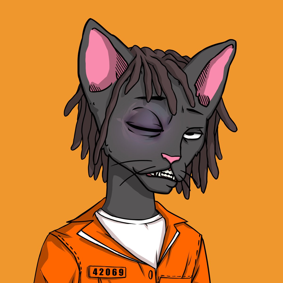 Don't ever let your <a href="/DegenToonz/">Degen Toonz</a> #pfpNFT try creck.
#Drugs #NFTs #NFTCollection #nftart