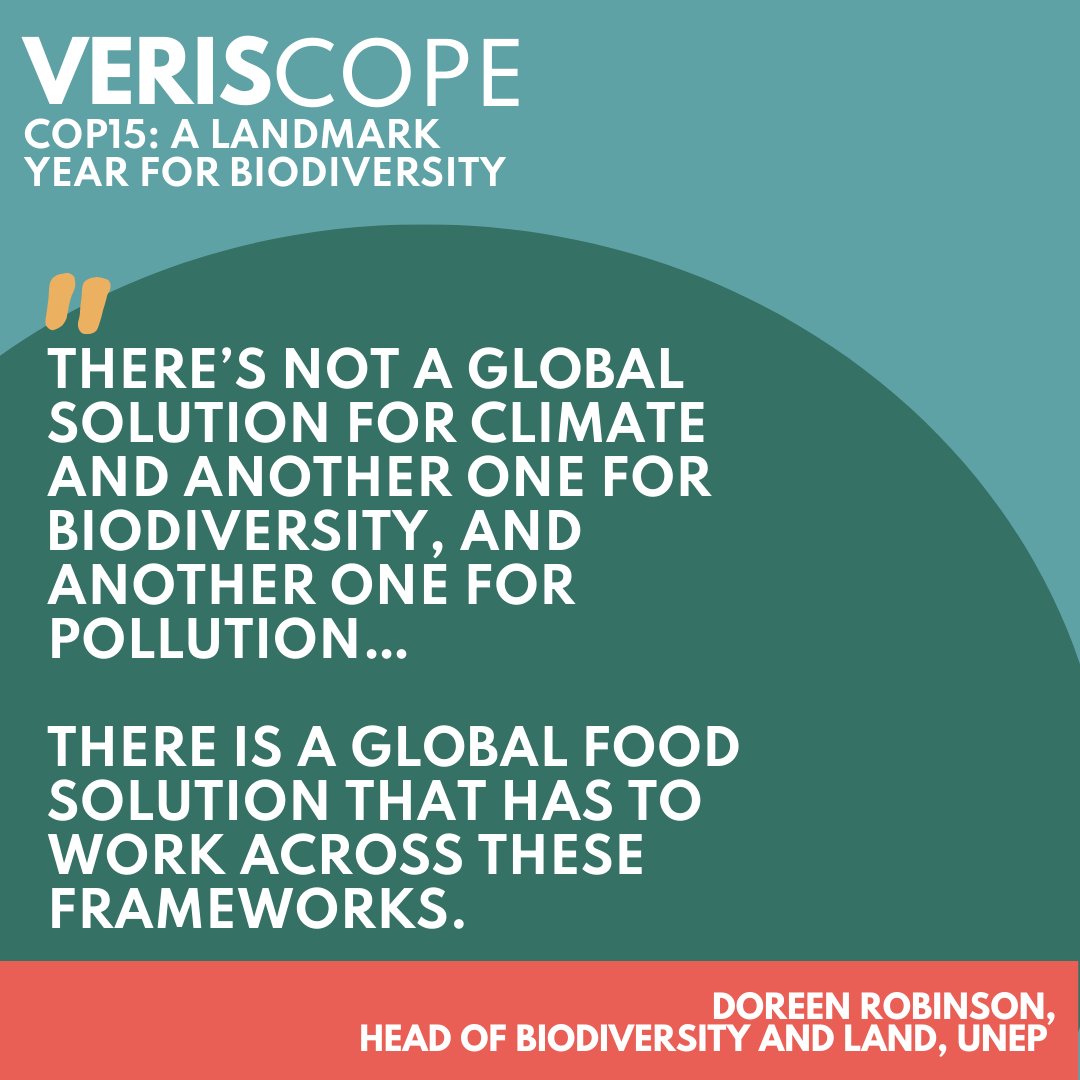Post COP15, the actions for food businesses are clear 👇
LINK CONVERSATIONS: Climate and nature must be considered in tandem
COMBINE SOLUTIONS: Include nature in sustainability strategies
THINK RESTORATION: Go beyond the protection of nature and wildlife and work to rebuild it