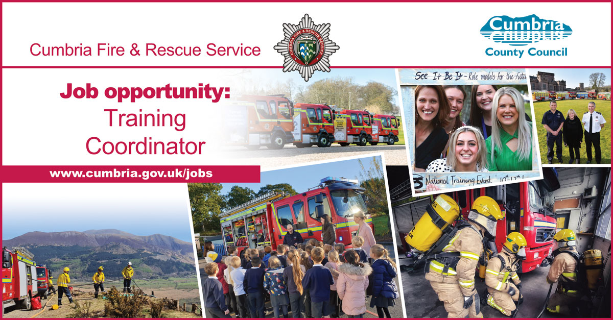 We have an exciting opportunity for a Training Coordinator to join our Learning &amp; Development team.

Based from our HQ in Penrith, each day will vary, engaging closely with teams from across the Service.

Sound like something for you? Find out more➡️recruitment.cumbria.gov.uk/trentl_webrecr…