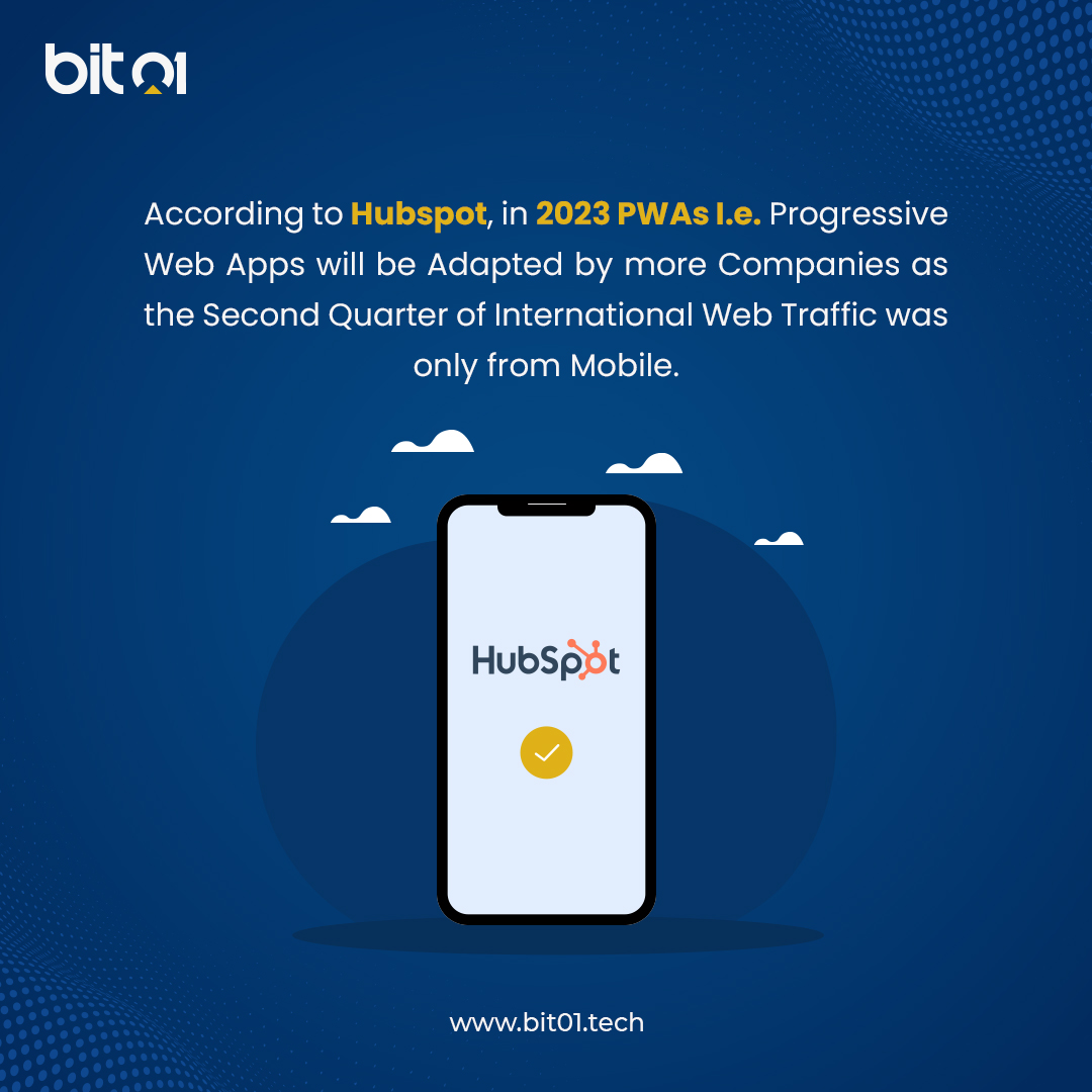 bit01techplode's tweet image. Death of web apps can be seen coming as Progressive Web Apps make their mark. So, websites load faster &amp;amp; many apps work offline with improved user experiences. Experiencing a cost drop. As of 2023, Hubspot predicts PWAs will use HTML, JavaScript, WebAssembly, React, CSS, Angular.