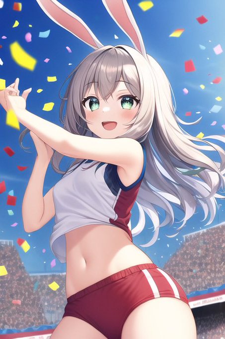 この絵じゃないけどカレンダーに体育祭とか入れましたよブルマブルマ
#AIイラスト 
#AIイラスト好きさんと繋がりたい 