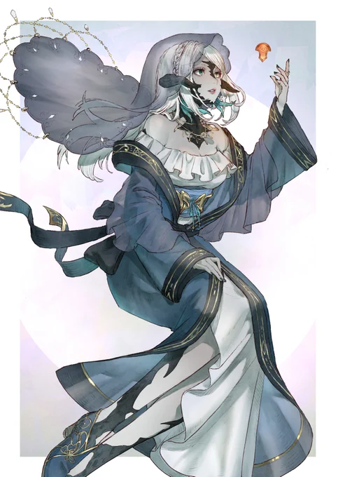 前角アウラちゃんイヤリング以外はお洋服オリジナルです透ける布の装備もっと増えてほしい#FF14 