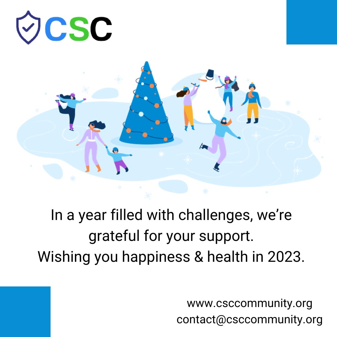 csc_community1's tweet photo. Wishing you all the joys of the season and happiness throughout the coming year. Team https://t.co/yDmxcYOrRk

@csc_community1 #happynewyear2023 #merrychristmas #CyberSecurityCompliance #CybersecurityComplianceTraining #CybersecurityComplianceTrainingCourse #isaca #isc https://t.co/NXD0NhZlpD