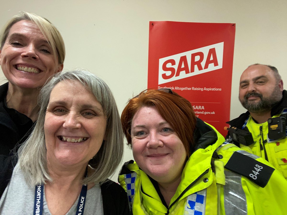 The SARA Police team were visited by Alison from Northumbria Police Community Engagement Team 😀

Ali is a familiar face at our family fun days and it was a great opportunity to discuss future events that will be taking place within Southwick in 2023. Watch this space! 🥳