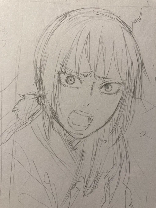 好きなキャラの表情豊かなシーンが多くて描くの楽しい 