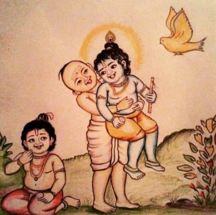 RynaRK1's tweet image. Kuchelar Dinam! (FriendshipDay)🙏😊 
Krishna is d epitome of frenship. 🙏🥰 (Krishna-Sudama/Krishna-Draupadi/Krishna- Arjuna/Krishna-Gopis).